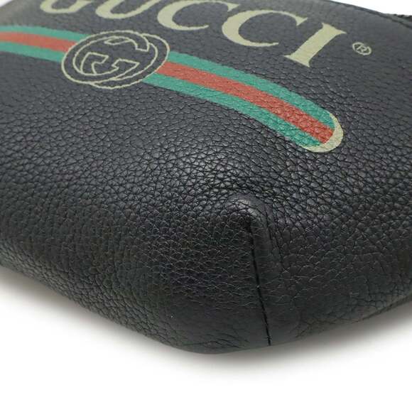 GUCCI Black Leather Fanny Pack - Picture 4 of 8